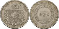 Brasilien 500 Reis Petrus II., 1831-89 -