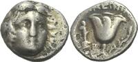 Insel vor Karien Rhodos Hemidrachme -