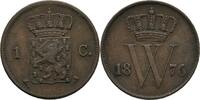 Niederlande Cent Willem III., 1849 - 1890. -