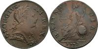 Großbritannien 1/2 Penny George III., 1760-1820 -