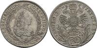 RDR Böhmen Prag 20 Kreuzer Joseph II. (1765 - 1780) Mitregent -