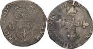 Frankreich 1/4 Ecu Heinrich III., 1574-1589 -