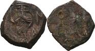 Byzanz Constantinopel 1/2 Follis Constans II., 641-668 -