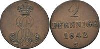 Hannover 2 Pfennige Ernst August, 1837-1851 -