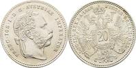 Österreich Ungarn 20 Kreuzer Franz Joseph,1848-1916. -