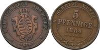 Sachsen 5 Pfennig -
