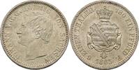 Sachsen 1/6 Taler Johann, 1854-1873 -