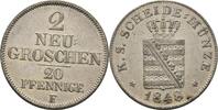 Sachsen 2 Neu Groschen -
