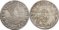 Polen Wschowa Fraustadt 3 Gröscher Sigismund III. 1587-1632 -