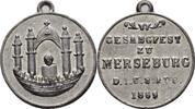 Sachsen Merseburg Medaille Gesangsfest -