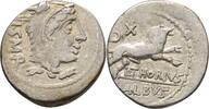 RÖMISCHE REPUBLIK Denar L. Thorius Balbus, 105 BC. -