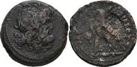 Ptolemaic Kings, Zypern, Cyprus Bronze mit Gegenstempel Ptolemy VI Philometor. Second reign, 163-145 -