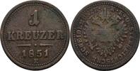 Österreich Ungarn Karlsburg 1 Kreuzer Franz Joseph I., 1848-1916 -