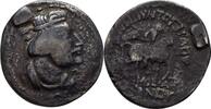 Indien Kushan Tetradrachme Kujula Kadphises, circa 30/50-80. -