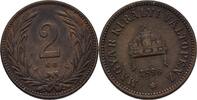 Österreich Ungarn Kremnitz 2 Filler Franz Joseph I., 1848-1916 -