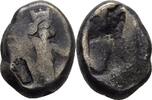 Achämeniden Persien Siglos mit Gegenstempeln Xerxes I to Darios II. Circa 485-420 -