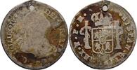 Spanien Bolivien Potosi 1/2 Real Carlos IV., 1788-1808 -