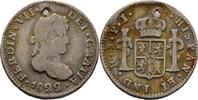 Spanien Bolivien Potosi 1/2 Real Ferdinand VII. -