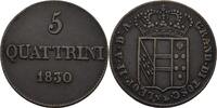 Italien Toscana 5 Quattrini Leopold II., 1824-1859 -
