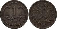 Österreich Ungarn 1 Heller Franz Joseph I., 1848-1916 -