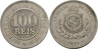 Brasilien 100 Reis Pedro II. -
