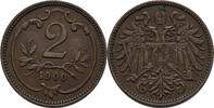 Österreich Ungarn 2 Heller Franz Joseph I.,1848-1916 -