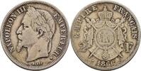 Frankreich Straßburg 2 Franken Napoleon III., 1852 - 1870 -