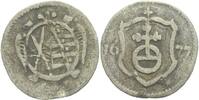 Sachsen Dresden Pfennig Johann Georg II., 1656 - 1680 -