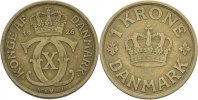 Dänemark 1 Krone Christian X. -