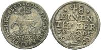 Stolberg Ausbeute 1/48 Taler Christoph Friedrich und Jost Christian, 1704-1738. -