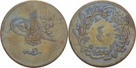 Türkei 40 Para 1255/19 Abdul Mejid ss- 15,00 EUR prix TTC + 7,00 EUR frais d'envoi