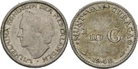 NL Curacao 1/10 Gulden Wilhelmina -