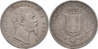 Italien Firenze Lira 1860 Viktor Emanuel II. ss 220,00 EUR prix TTC + 7,00 EUR frais d'envoi