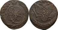 Russland Ekaterinburg 5 Kopeke Katharina II., 1762-1796 -
