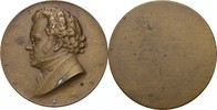 Österreich Einseitige Bronzemedaille Schubert, Franz 1797-1828 -