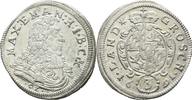 Bayern München 3 Kreuzer Maximilian II. Emanuel, 1679-1726 -
