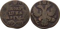 Poluschka 1736 Russland Anna, 1730-174 ss