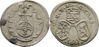 Sachsen Neu Weimar 3 Pfennig Wilhelm IV., 1640-1662. -