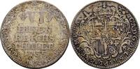 Münster 1/6 Taler Clemens August von Bayern 1719-1761 -