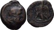 Ptolemaic Kings Zypern Cyprus Bronze Kleopatra III & Ptolemy IX Soter -