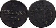 RDR Burgau Günzburg 1 Heller Joseph II., 1765-1790 -