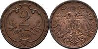 Haus Habsburg 2 Heller Franz Joseph I. (1848 - 1916) -