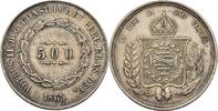 Brasilien 500 Reis Petrus II. -
