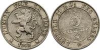 Belgien 5 Centimes Leopold II., 1865-1909 -