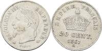 Frankreich 20 Centimes Napoleon III., 1852 - 1870 -