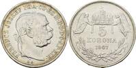 Österreich Ungarn Kremnitz 5 Korona Franz Joseph, 1848-1916 -