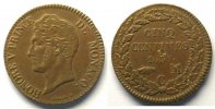 Monnaies de Monaco 5 Centimes Honoré V (1819-1841) G.102 5 Centimes 1837 MC TB+/TTB -