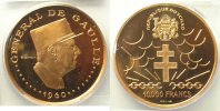 Monnaies du monde 10000 Francs Tchad 10° anniversaire de l'Indépendance 10000 Francs (1970) Essai en cuivre-nickel-alu PCGS-SP67 FDC -