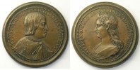 Monnaies lorraines bronze Médailles Ferd. de Saint Urbain série des Ducs de Lorraine René II bronze 47,5 mm TTB -
