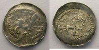 Monnaies lorraines Denier Seigneurie de Neufchâteau Thiebault de Lorraine (1281-1303) Denier Neufchâteau TB+/TTB -